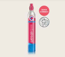 Kulsyrepatron Sodastream Quick Connect. Rød. 425 gram.