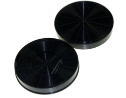 AEG emhætte Kulfilter EFF62, Faber. 2 stk. Ø 200 x 30 mm. Uoriginalt