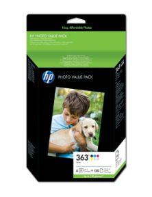 HP 363 Photo Value Pack (6 iblækpatroner) 150 stk. photopapr