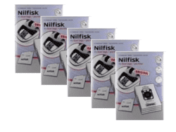 5 pakker Originale Nilfisk Elite støvsugerposer; Type 107412688