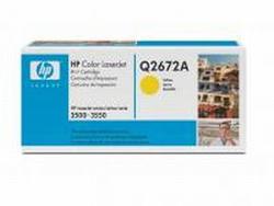 Color LaserJet Q2672A yellow toner