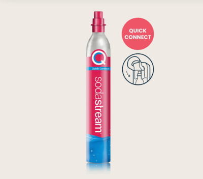 Genopfyldning af Kulsyrepatron 425 g. Sodastream Quick Connect
