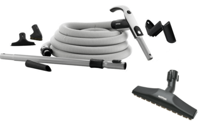 Komplet Nilfisk Slangesæt; 9 m. med start/stop. 42000101. Ø32/38 mm . PARKET + Slangebeklædning