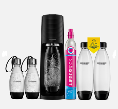 Sodastream sodavansmaskine. Terra Gigapack. Sort. 1012815770