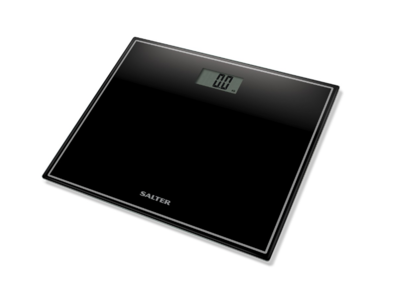 Personvægt SALTER i sort. Max 150 kg. Personvægt 9207 BK3R