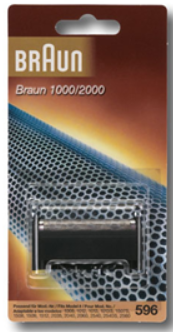Braun Skærehoved nr. 559624702. Foil nr. 596