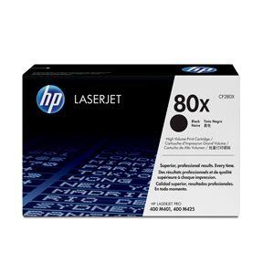 LaserJet 80X black toner cartridge, high capaciy