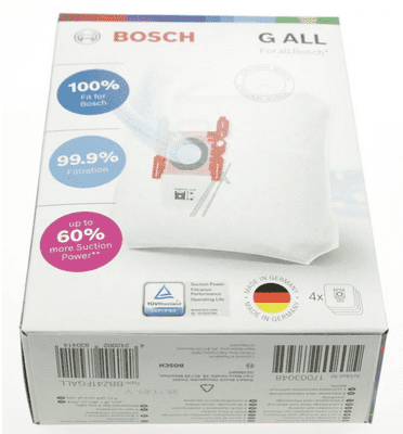 Støvsugerposer Bosch G ALL 4 stk. Original. BBZ41FGALL