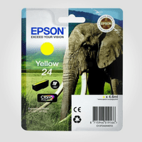Epson Gul blækpatron T2424 - Elefantserien