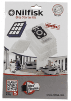Nilfisk Elite Starter Kit. 8 poser, HEPA Filter, 2 pre filtre. 107407952.