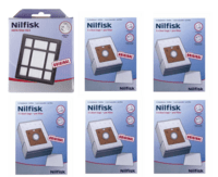 Starterkit Nilfisk  ONE 78602600. 5 pakker + HEPA filter 107414332