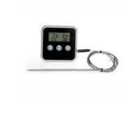 Digitalt Stegetermometer til ovn & grill. 0-250 grader celcius. Med timer