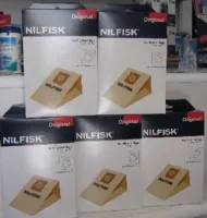 5 pakker Originale Nilfisk GM støvsugerposer; Type 81846000