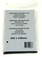 Motor- / udluftningsfilter (lille) 200 x 250 mm