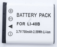 Olympus LI-42B Li-Ion batteri. LI40B og LI42B