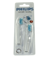 Philips børstehoveder. Originale. 2 stk. HX2012, HX1600 Sensiflex