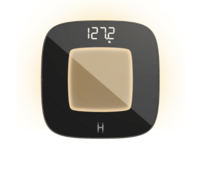 Badevægt Homedics GLO Essentials Badevægt Sort. 180 kg. SCL-B100-BK