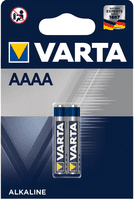 AAAA Batterier. LR61, 1,5 V. 2 Stk. pakning