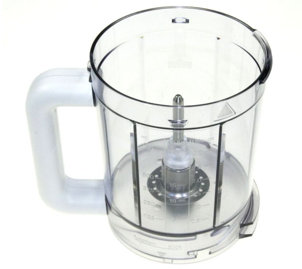 Braun blender skål til food processor. 0,75 L. 7322010214 | Støvsugerposen