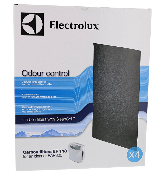 Kulfilter Electrolux Air Cleaner EAP 300. EF118. 4 filtre | Støvsugerposen