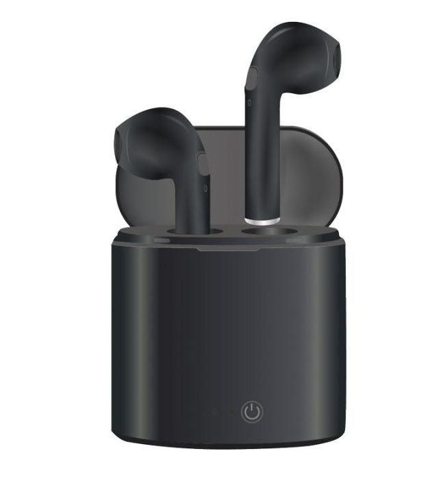 Trådløse SWEET In-Ear høretelefoner. Bluetooth V5.0. Med ladestation . Sorte | Støvsugerposen