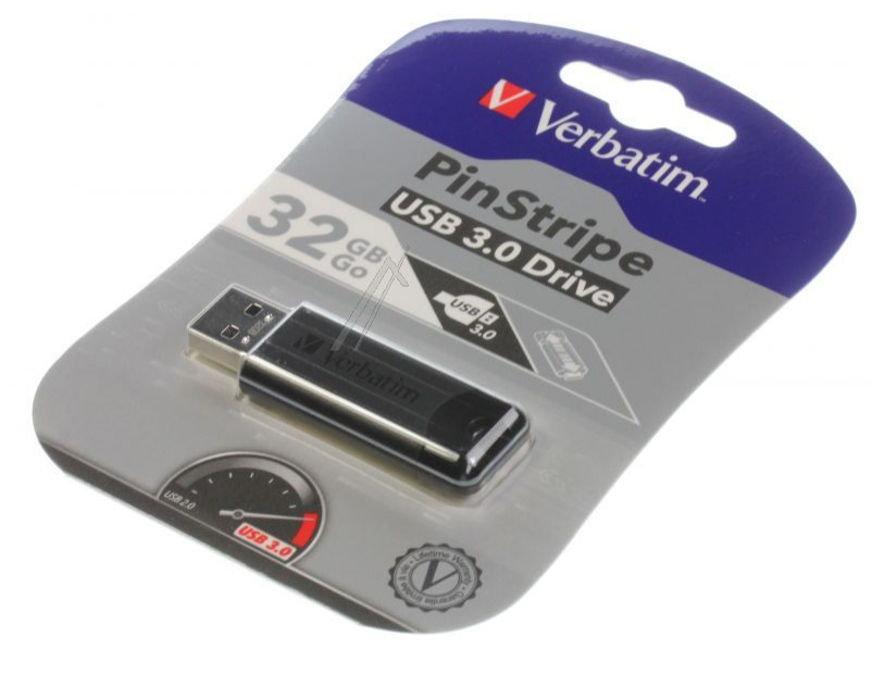 USB Memory Sticks. 3.0 32GB. High-Speed. Store'n Go Drive. Sort. Verbatim | Støvsugerposen