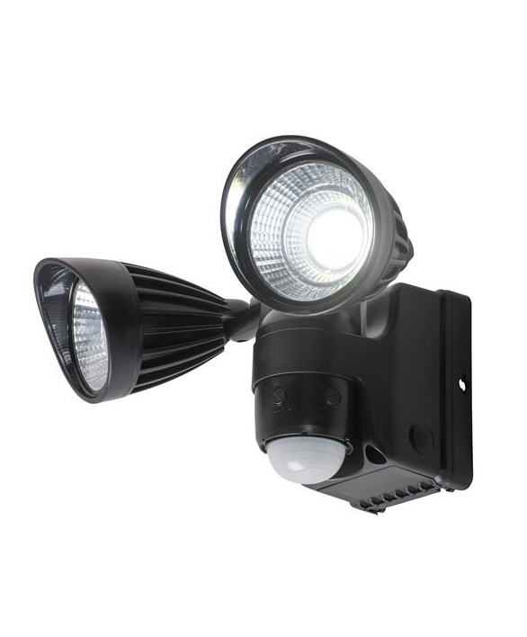 LED udendørslys med bevægelsessensor. 6W. Inkl. 8 stk. AA batterier | Støvsugerposen