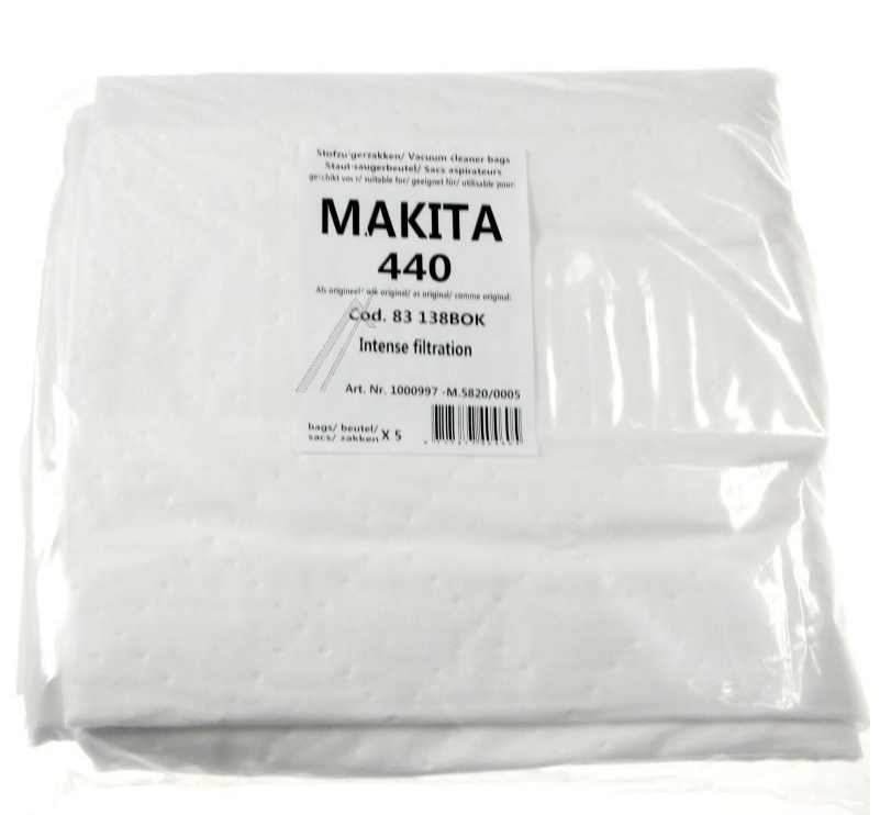 Makita støvsugerposer Makita 440. 5 stk. Uoriginale | Støvsugerposen