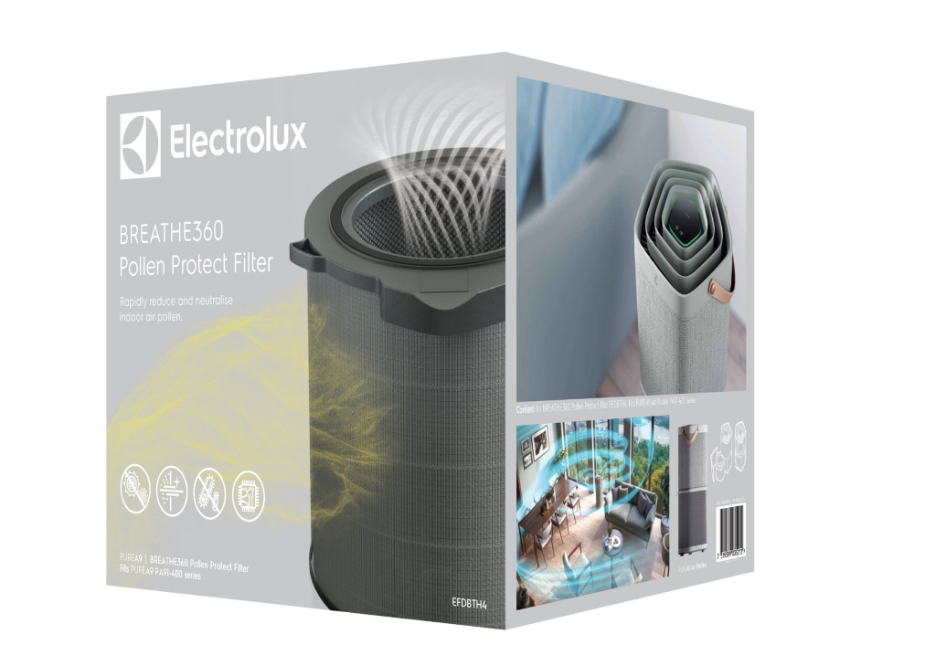 Filter Electrolux Pure A9 Luftrenser. Breathe Pollen Protect filter 400CADR. EFDBTH4 | Støvsugerposen