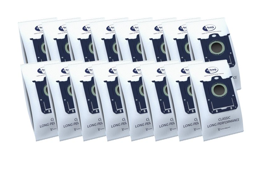 Electrolux Classic S-Bag Long Performance støvsugerposer. E201.UMP3S. 16 stk. | Støvsugerposen