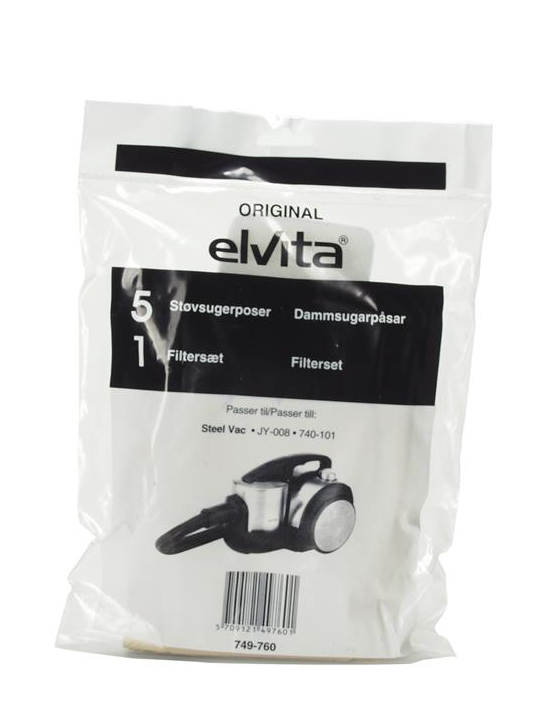 Elvita støvsugerposer. Steel Vac. Elvita 2007 | Støvsugerposen