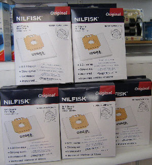 5 pakker Originale Nilfisk Power støvsugerposer, type: 147 0416 | Støvsugerposen