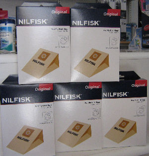 5 pakker Originale Nilfisk GM støvsugerposer; Type 81846000 | Støvsugerposen