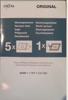 Exido støvsugerposer IL37 | Støvsugerposen