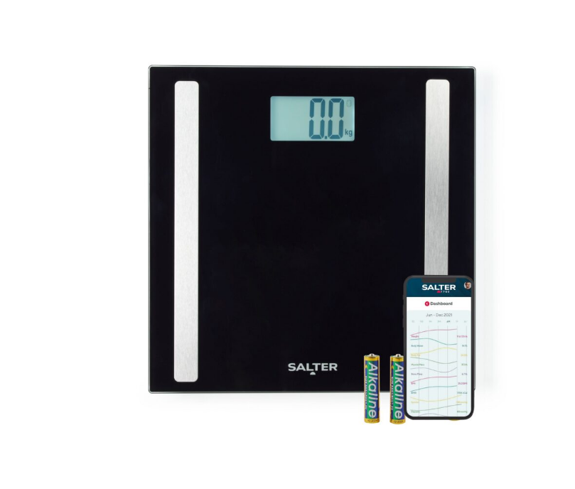 Badevægt Salter Smart Scale bluetooth. SA00656FEU6. Personvægt. Sort | Støvsugerposen