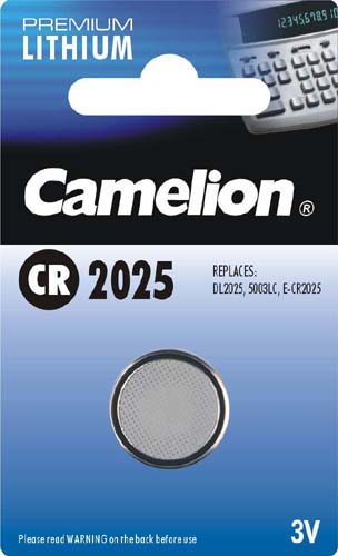 CR2025 Lithium Batterier, Camelion Premium | Støvsugerposen