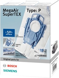 Bosch støvsugerposer, type: P, BBZ41FP original | Støvsugerposen