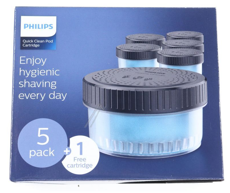Philips Shaver Rengøringspatron, 6-PK. CC16/50. 6 stk. | Støvsugerposen