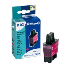 Pelikan blækpatron til Brother (org.nr:LC-900M)magenta | Støvsugerposen