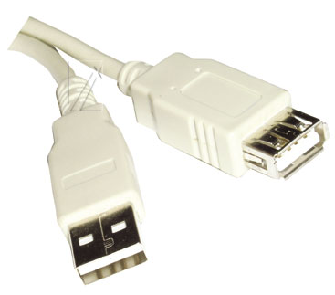 USB forlængerkabel: 5 meter. USB Male A til USB Female A | Støvsugerposen