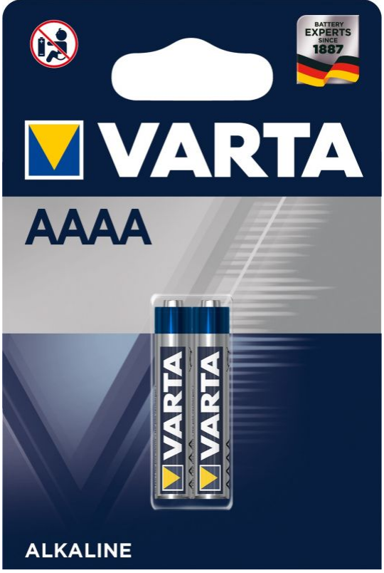 AAAA Batterier. LR61, 1,5 V. 2 Stk. pakning | Støvsugerposen