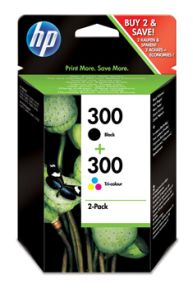No300 black/color ink cartridge sampack til HP | Støvsugerposen