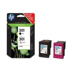 No301 black/color ink cartridge sampack til HP | Støvsugerposen