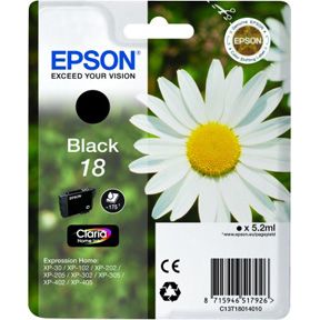 Epson Blækpatron, T1801 Sort | Støvsugerposen