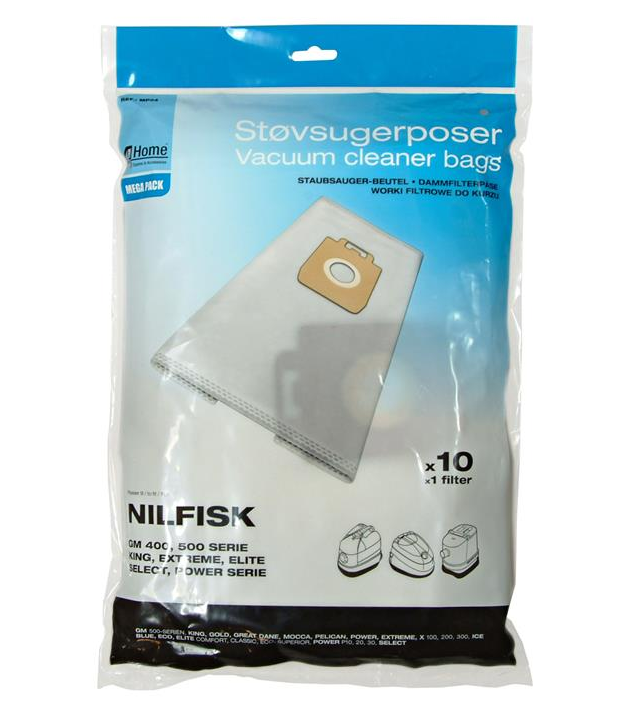 Nilfisk Power støvsugerposer. Mikrofiber 10 stk. MP04 | Støvsugerposen