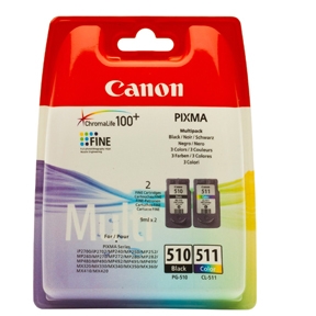 PG-510 black / CL-511 color multi-pack Canon | Støvsugerposen