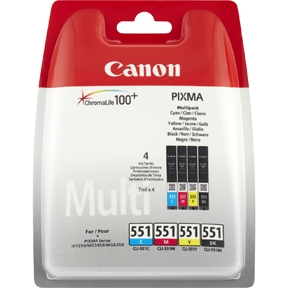 CLI-551 c,m,y,bk multi-pack, ink cartridge | Støvsugerposen