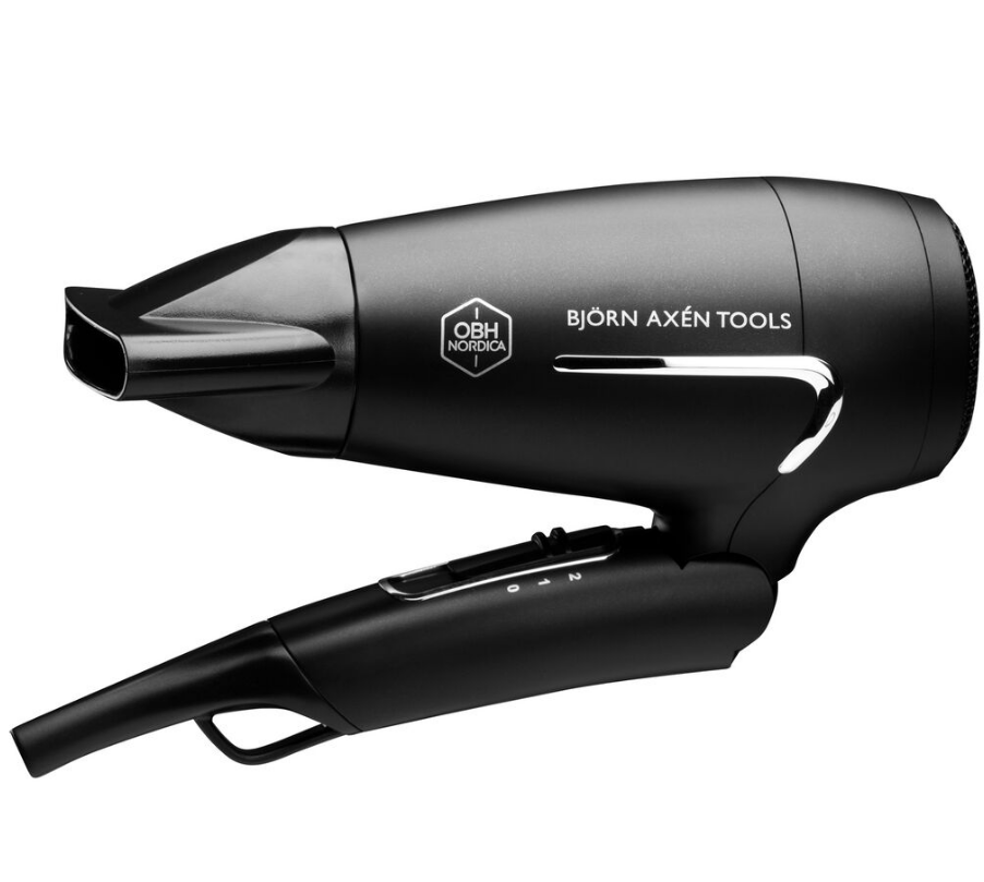 OBH Björn Axén Rejsehårtørrer. 1600W. OBH 5188 | Støvsugerposen