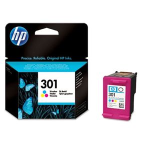 HP 301 Farve blækpatron. Colour cartridge HP301 | Støvsugerposen