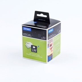 DYMO etiketter 36X89 MM. DYMS0722400 | Støvsugerposen